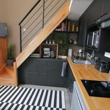 Studio Duplex Dans De Standing Avec Piscine, Vue Sur Mer شقة *